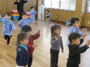 つぼみくらす・Ⅾ組さんの体操の様子♪